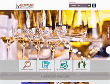 Tablet Screenshot of corporateeventnyc.com